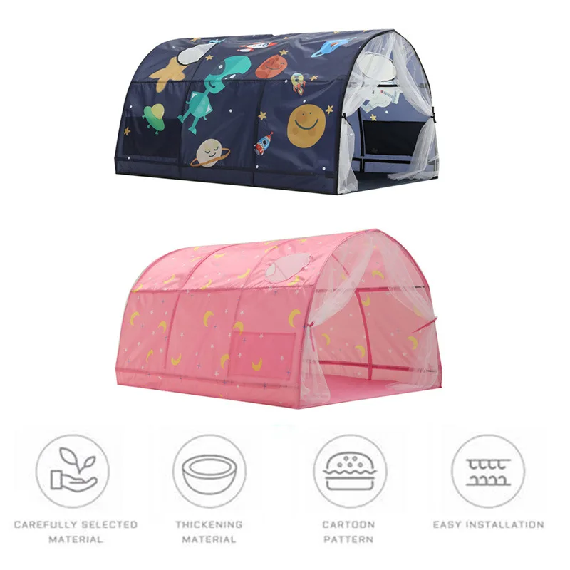 Kid Toys Tent Play House 1.4M Portable Child Baby Foldable Folding Cartoon Small House Tent Children Bed Tent  Princess tent 2