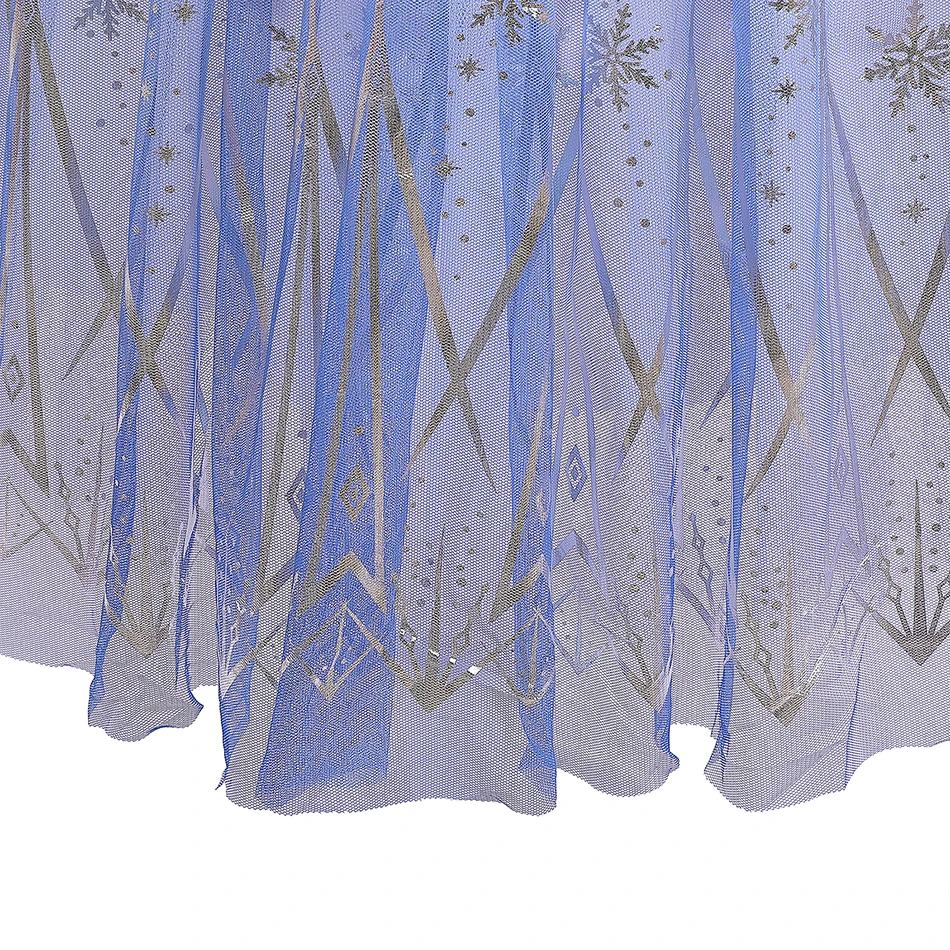 Cosplay Costume for Girls Princess Snow Queen Gowns Halloween Party Carnival Summer