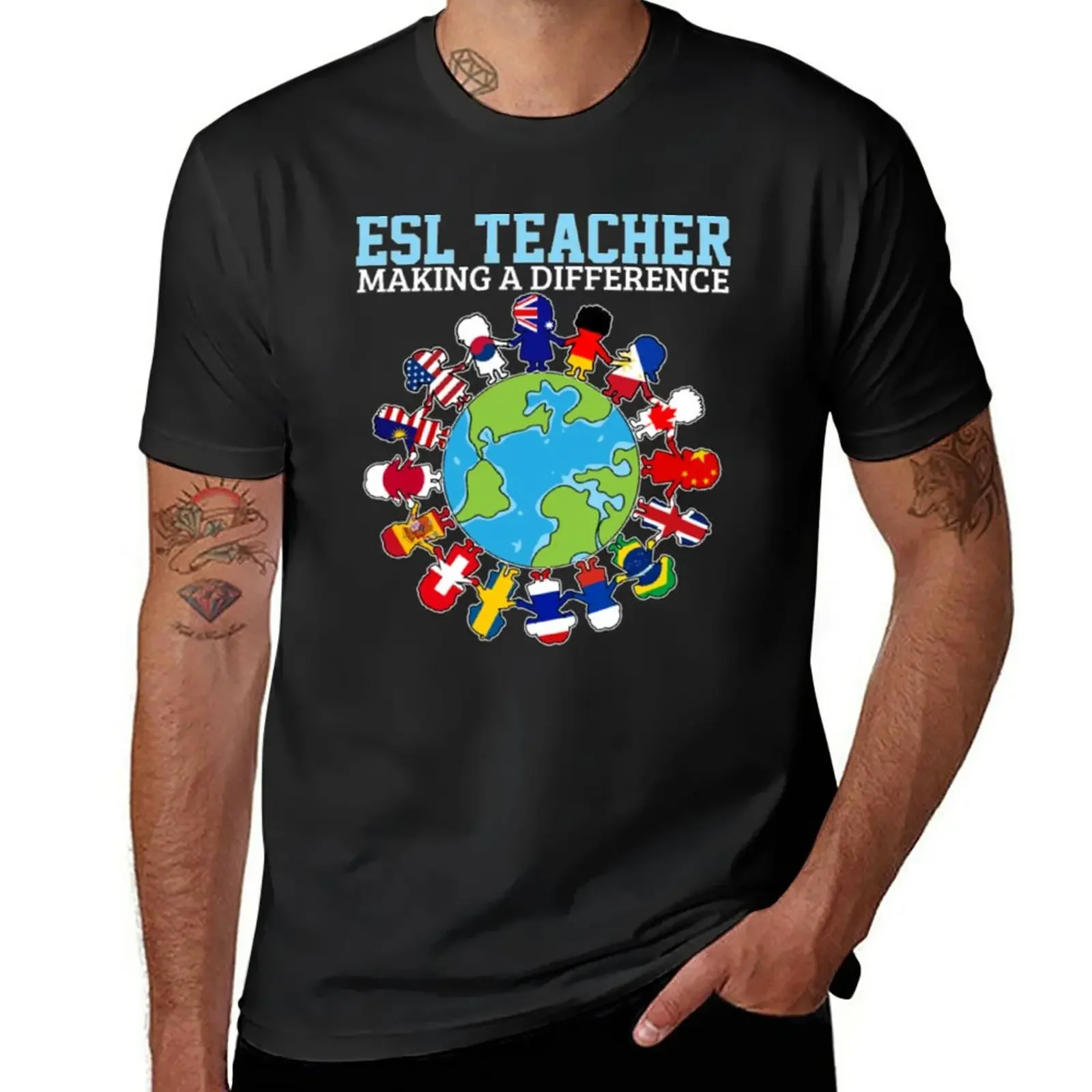 

Esl teacher marking a difference T-Shirt plain cute clothes mens clothes