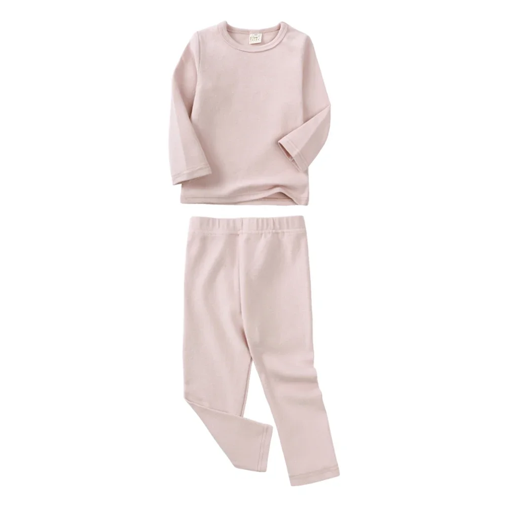 Children's Cotton Pajama Set – Warm Long Sleeve Sleepwear