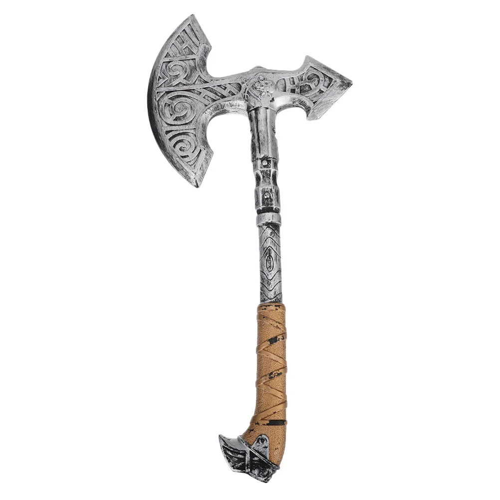 

Halloween Ax Decor Axe Decorative Simulated Prop Fake Cosplay Props Lifelike Decoration Plastic Prank