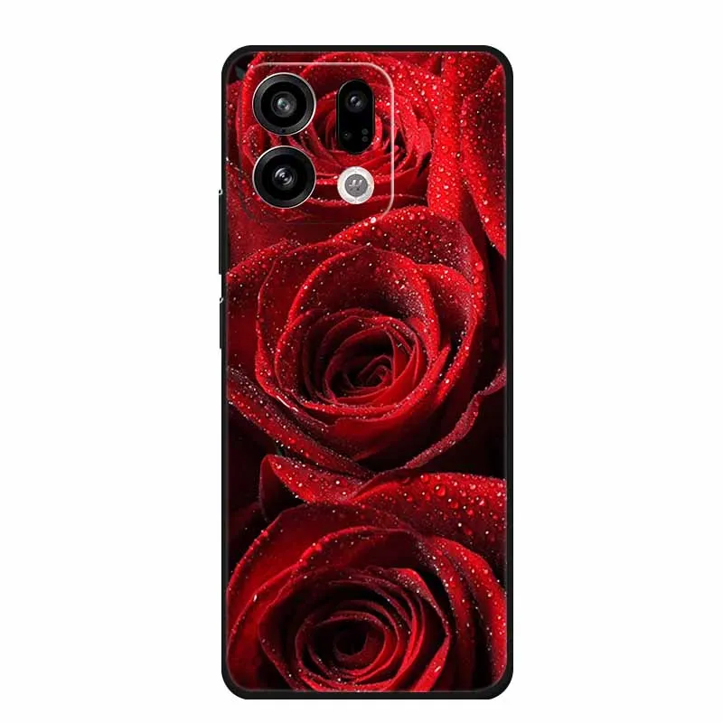 Sleek Black Silicone Soft Back Phone Case