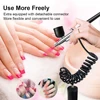 Airbrush Nail with Compressor Portable Air Brush with Compressor For Nails Art Cake Painting Craft Airbrush Nail Art Compressor 5