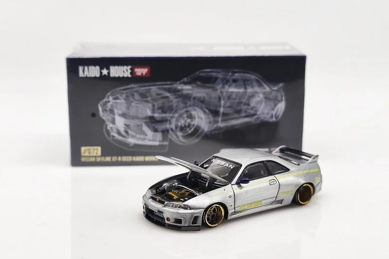 

*Chase* Kaido House x MINI GT Nissan Skyline GT-R (R33) Kaido Works V1 Purple Diecast Model Car