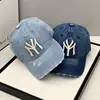 High Quality Black Blue Denim Baseball Cap for Women Snapback Hat Casquette Homme Adjustable Luxury MY Dad Hats for Men 2023 2