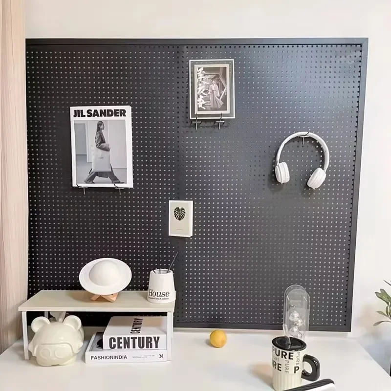 Metal Tools Wall Hole Plate Universal Wall Hanging Tool Storage Plate Portable Tool Organizer Packaging Hole Board Shelfs 3