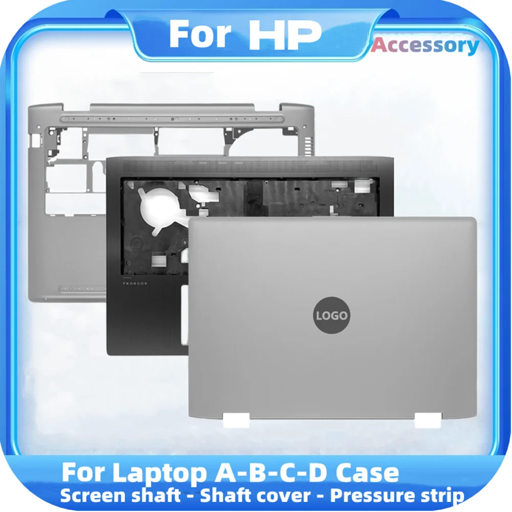 Nuovo Per Hp Probook X360 440 G1 Laptop Lcd Cover Posteriore Palmrest Bottom Case Coperchio Argento Topcover L28408-001 440 G1