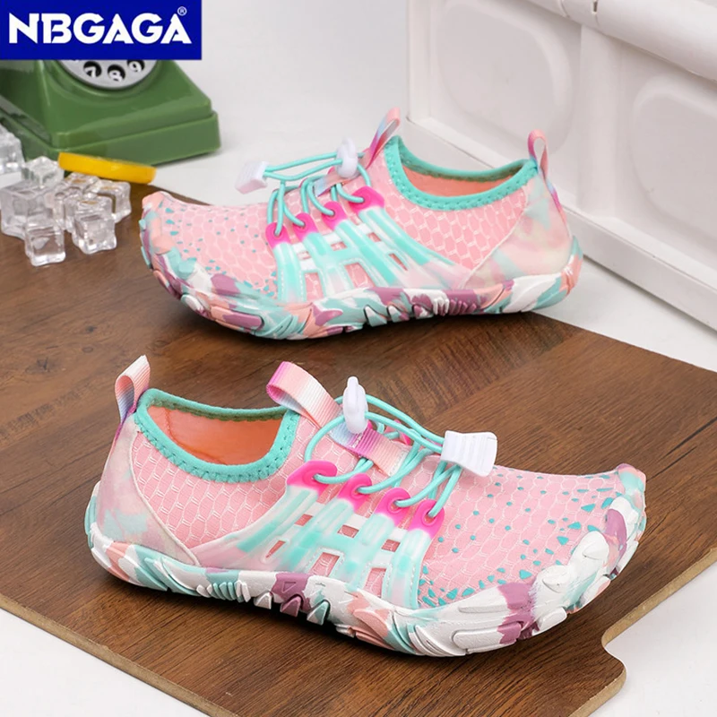 Kids Water Shoes Children Barefoot Shoes Comfortable Trail Running Shoes Breathable Non-Slip Hiking Shoes for Outdoor Beach 3