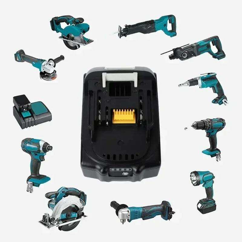 Power Tool Battery 18V 6000mAh Rechargeable Li-ion Replacement For Makita BL1860B BL1860 BL1850