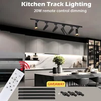 Dimmable Track Light Ceiling Rail Lighting Track Lamp Set 20W Spot Led For Bedroom Lighting Clothing Shop Home Led Rail lights 1