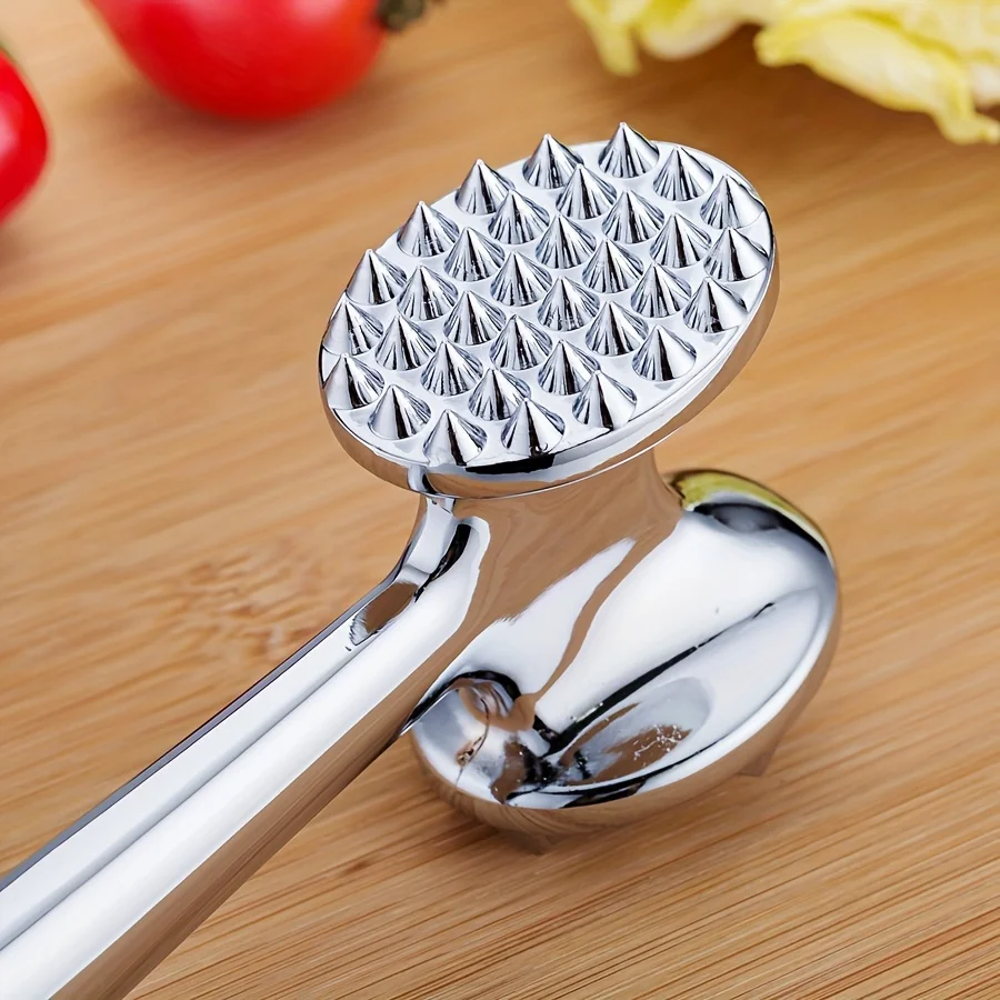 Meat-Tenderizer Hammer Kitchen Double-Sided Meat Tenderizer Metal-Meat Hammer Household Stainless Steel Rolled Meat Steak