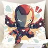 Marvel Superhero Pillowcase Spiderman Hulk Iron Man Pattern Printing Pillow Cover Sofa Cushion Cover Room Home Decoration 5