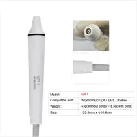 Dental Ultrasonic Piezo Scaler Handpiece Dental Handle with LED Fit for EMS WOODPECKER VRN SATELEC DTE Refine HP-3H HP-5L HS-7L 2