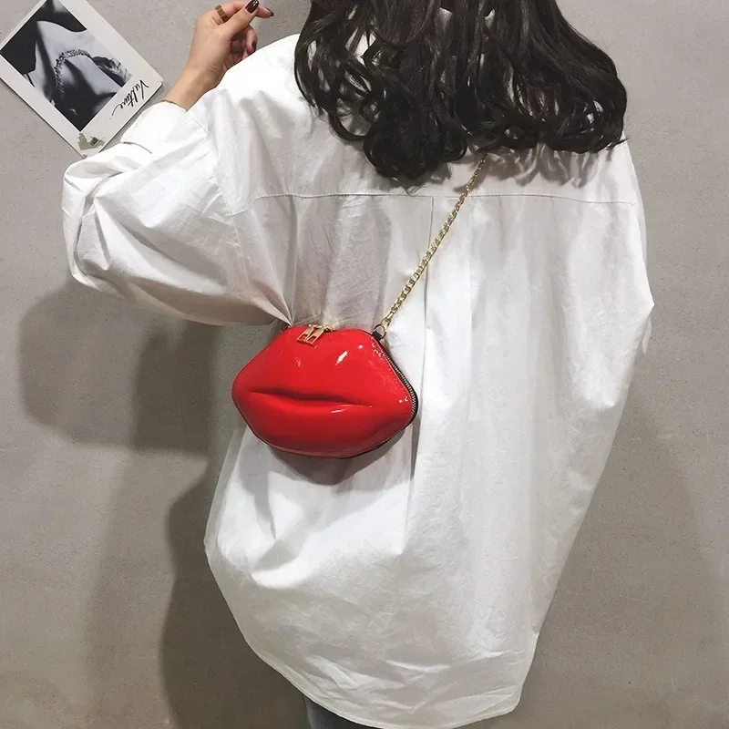 Women Shoulder Bag Women Tote Bag Bags for Women Lip Messenger Bag Tote Bag Solid Zip Shoulder Bags Messenger Phone Coin Clutch