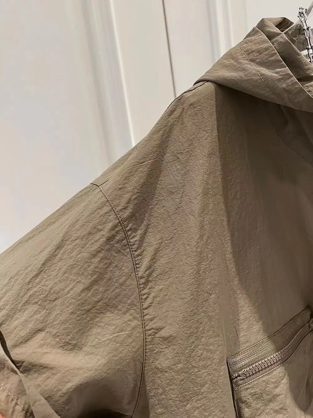 Fashionable Pocket  Clothing Workwear for Men's 2024 Summer New Short sleeved Outdoor Breathable Thin Coat Trend