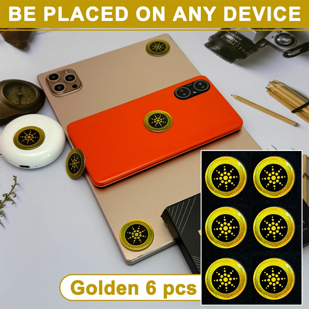 6-Pack EMF Shielding Anti-Radiation Stickers