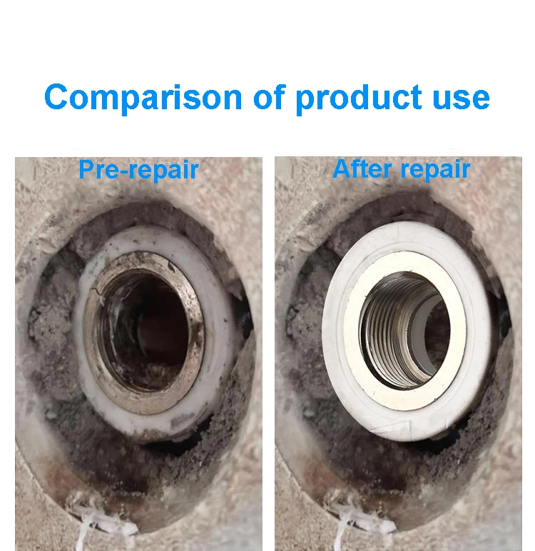 reparo rachadura reparação substituição dn15 dente interno