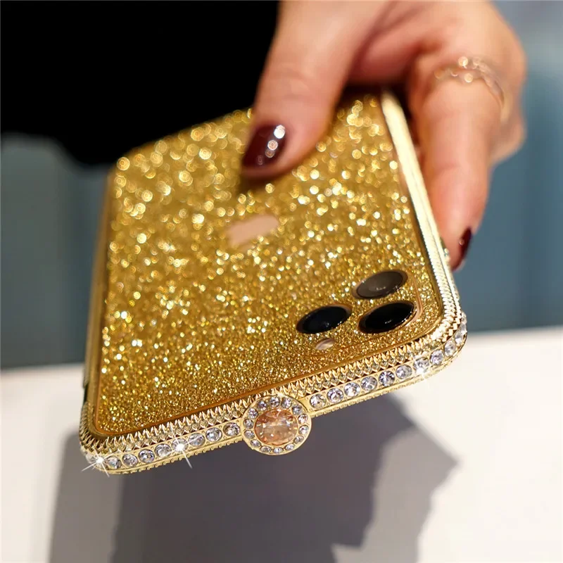 Diamond Case For iPhone 11 Pro Max XS Max XR Case Crystal Glitter Bling Rhinestone Cover For iPhone 6 6s 7 8 Plus SE Funda
