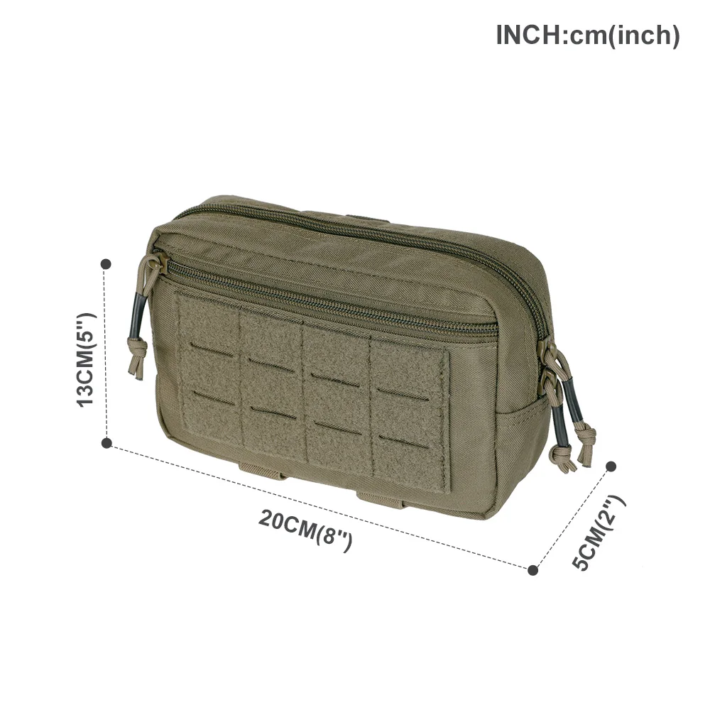 Tactical Molle Pouch Multi-Purpose Compact Tactical Waist Bags EDC Utility Pouch Outdoor Tool Bags Portable Pouches 2