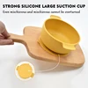 1PC 100% Safe Silicone Baby Tableware Suction Dinner Set Eating Training Baby Stuff Cartoon Cute Bowl Toddler Tableware BPA Free 3