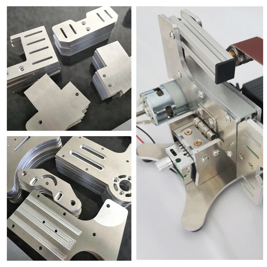 533x30mm Multi-Function Mini Micro Sander Grinding Electric Small Belt Sander DIY Benchtop Stand Home Knife Sharpening Machine