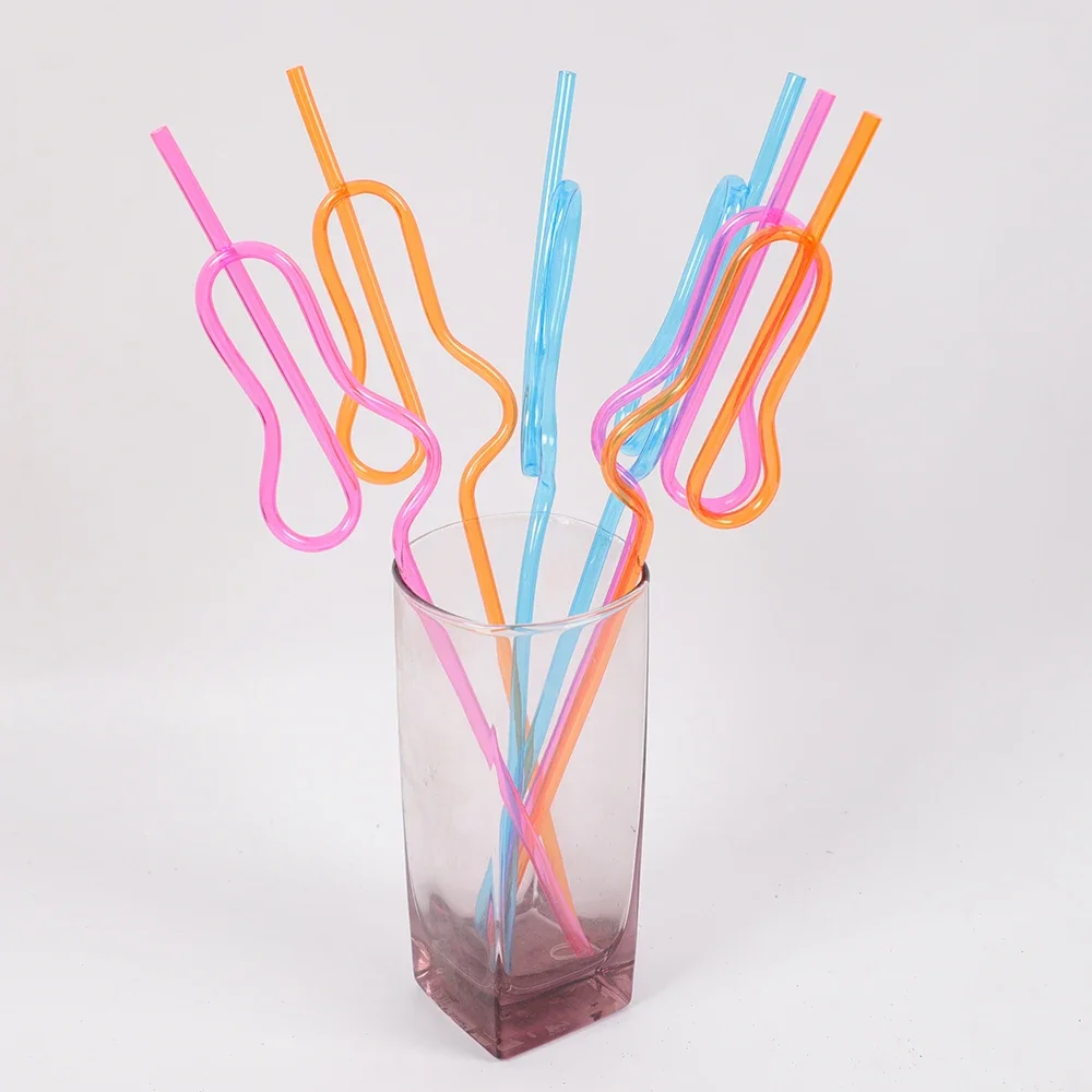 Description Picture 2 of item10Pcs Funny Penis Drinking Straws Bachelorette Hen Party Bridal Shower Favors Bride To Be Bar Straw Birthday Wedding Party Decor