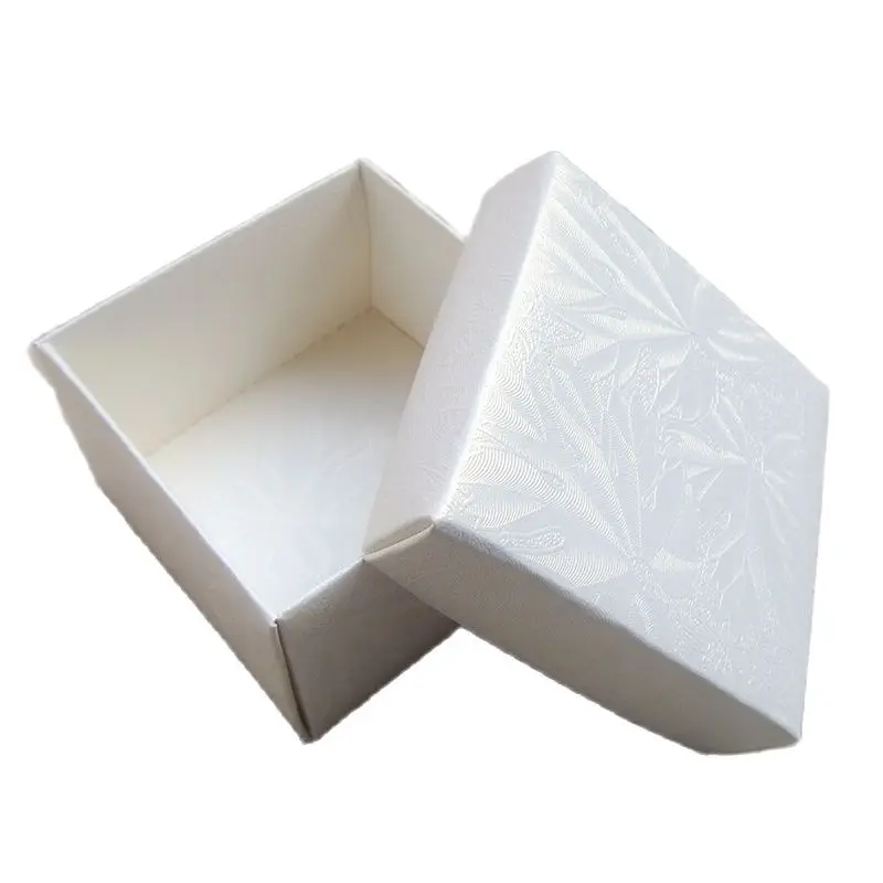 

DIY Cardpaper Square Candy Box Cardboard Favors Box for wedding party baby shower - 6.5x6.5x3.8cm white 120pcs/lot free shipping