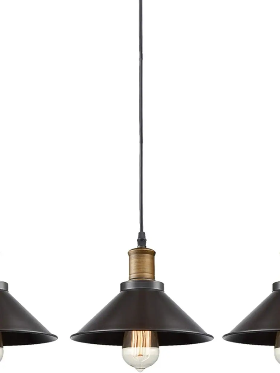 

opower Industrial Mini Oil Rubbed Bronze Pendant Light 3 Pack
