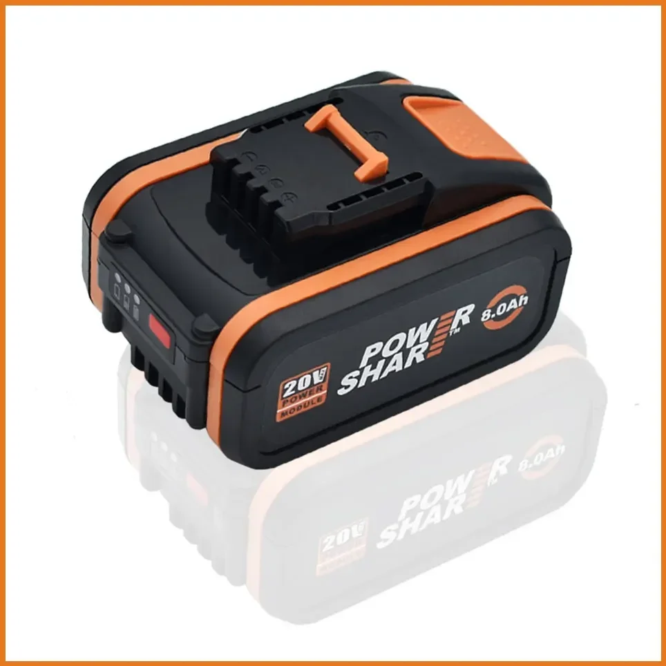 Rechargeable Battery For worx 20V 8.0Ah Lithium battery WA3553 WA3551 WA3553.1 WA3570 for All WORX Electric and Garden Tools