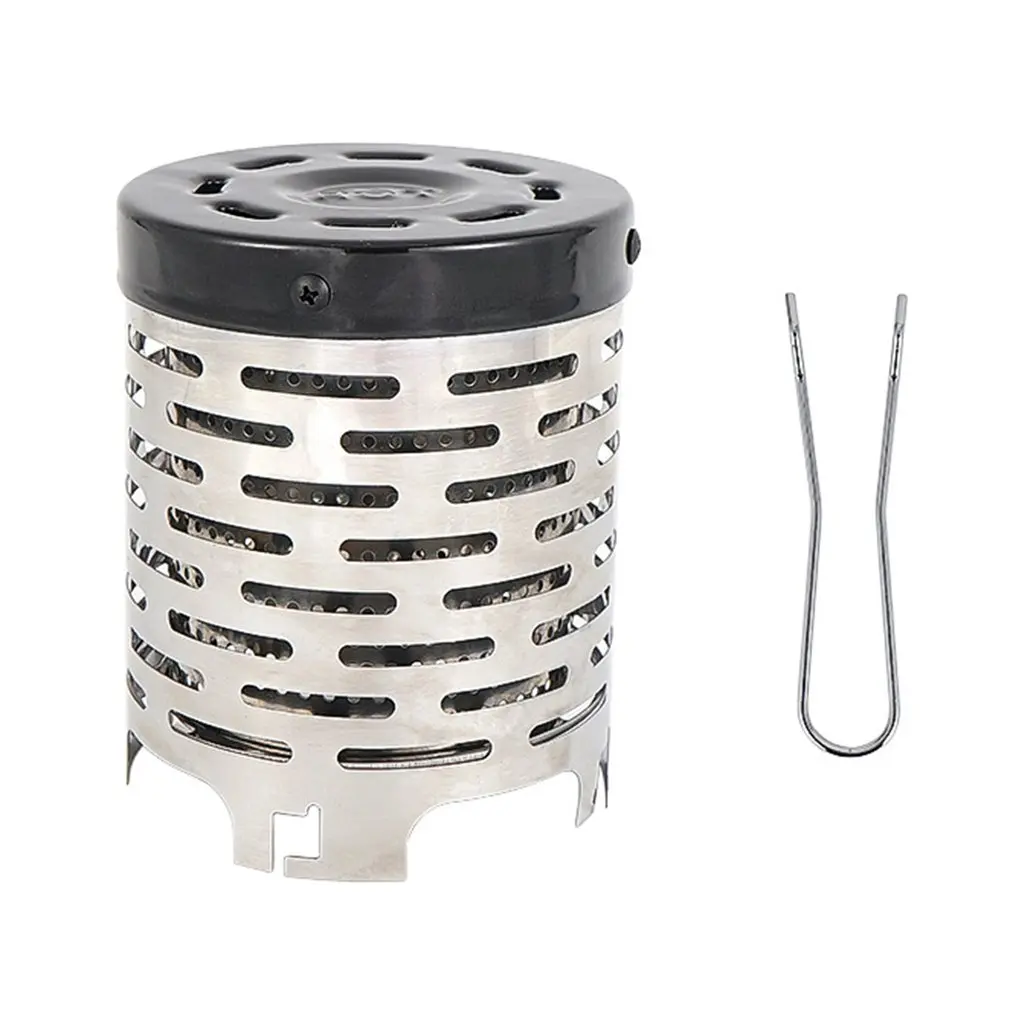 

Outdoor Portable Gases Heater Stoves Heating Cover Mini Heater Cap Stainless Steel Gas Oven Burner Camping Stove Equipments