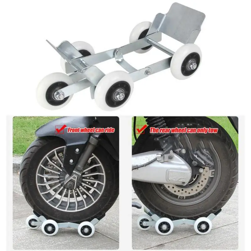 Transportador bicicleta y coche para motocicleta, patines, de moto, plataforma rodante con 5 ruedas para Scooter, accesorios de motocicleta - AliExpress
