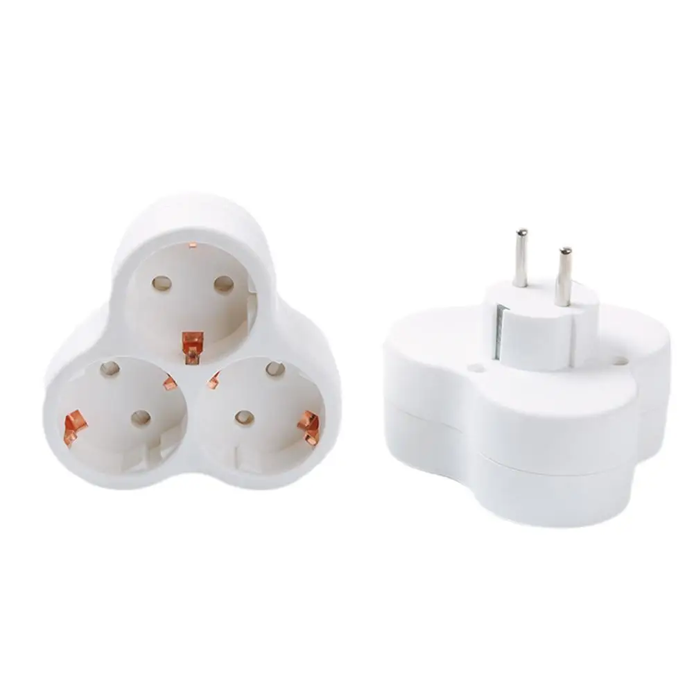 European Type Conversion Plug 1 To 2/3/4 Way EU Germany Standard Power Adapter Socket 16A 250V Travel Charging Adapter conversion plug plug conversion socket universal socket adapter power socket adapter power plug adapter