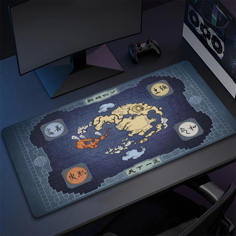 Avatar o Último Airbender Mouse Pad pc Gaming Acessórios Tapete Teclado Kawaii Mat Laptop Tapete Mousepad Xxl - Imagem 3