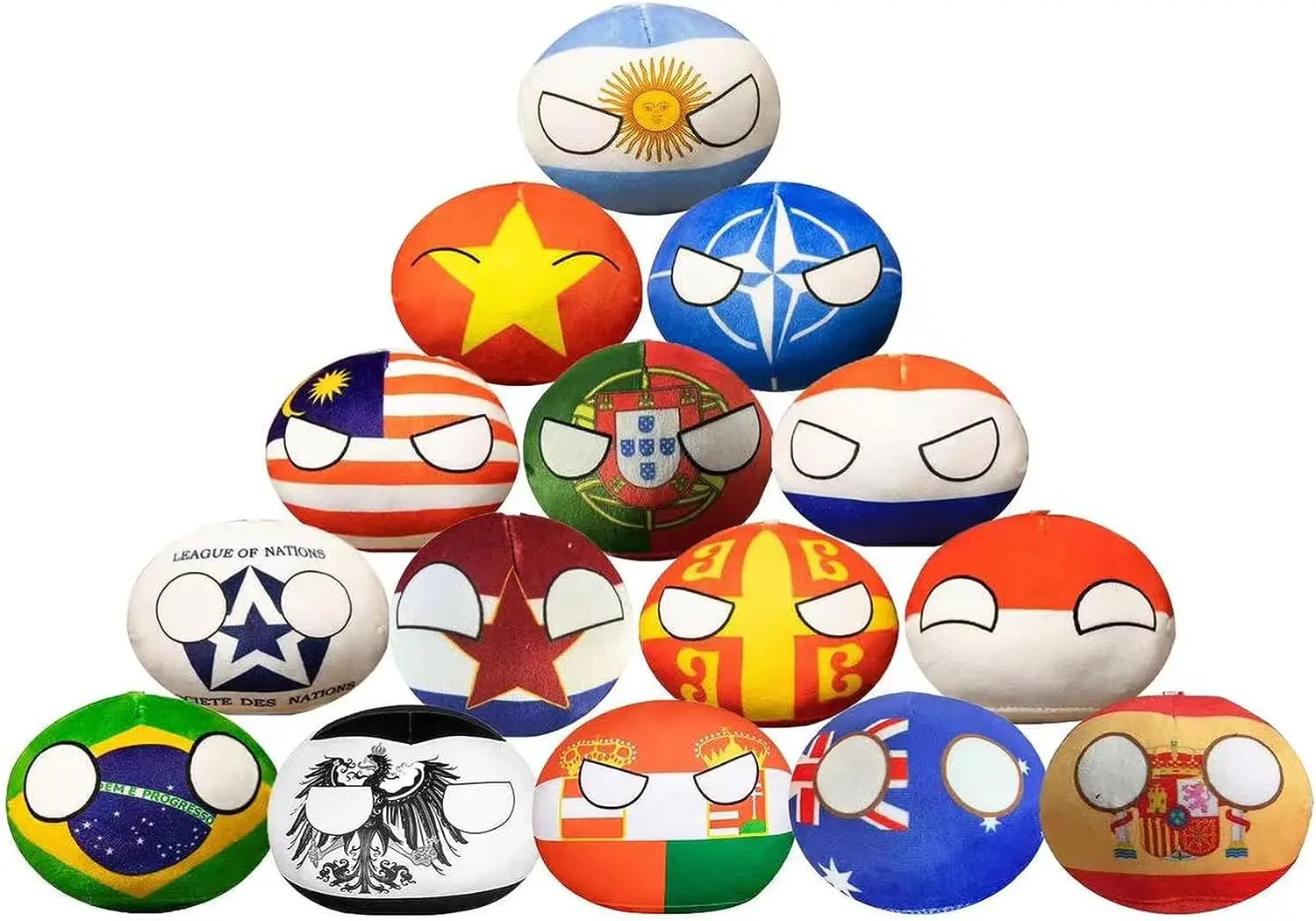 Country Ball Plushies Countryballs Plushies Plush Charm Country Balls