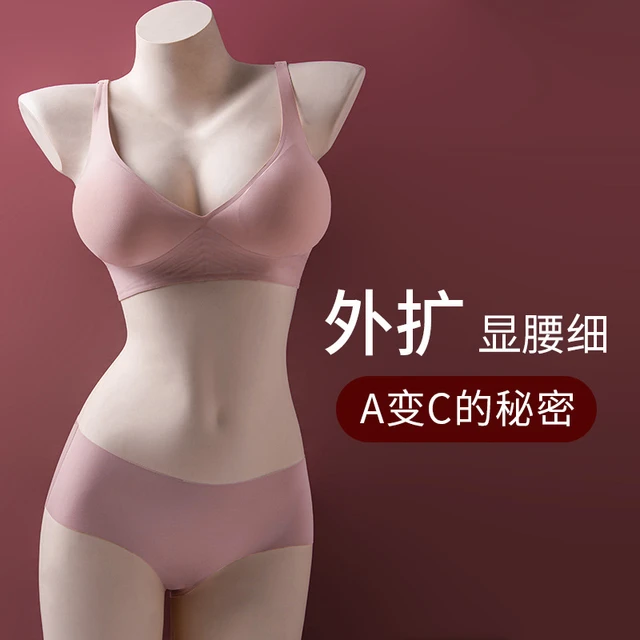 Outer expansion underwear seamless gather side breast one-piece