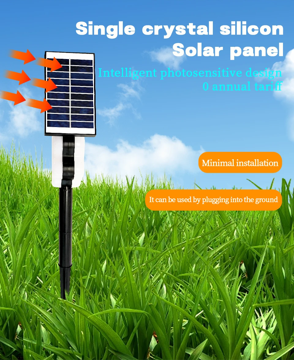 Description Picture 4 of itemLatest Outdoor Lawn Lights Landscape Garden Lights Solar Garden Waterproof Spot Tree Lights