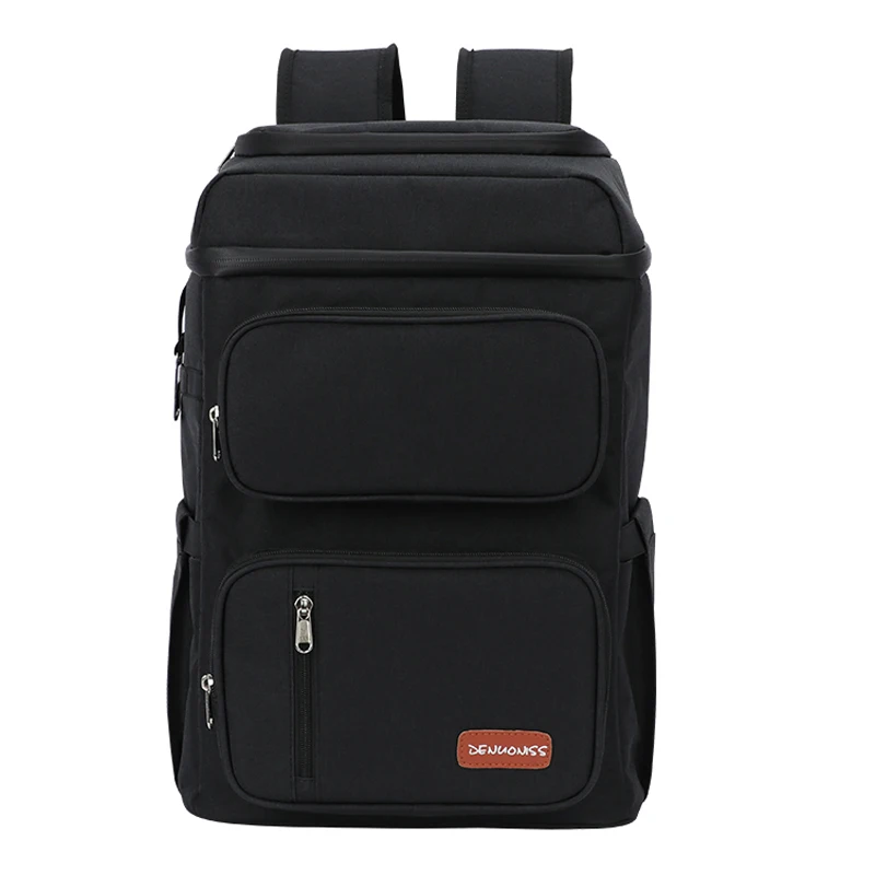 Large Capacity Thermal Picnic Cooler Backpack Outdoor Camping Meal With Bottle Opener 100% Leakproof Insulated Beer Cooler Bags 5