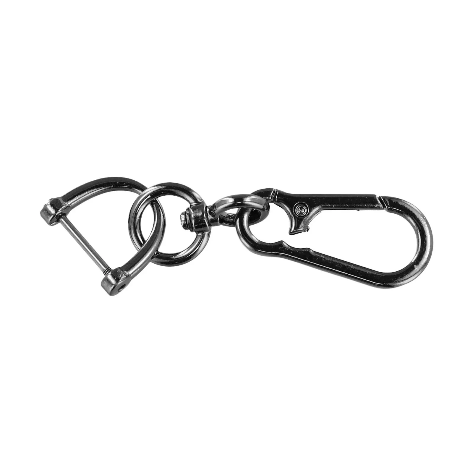 

Creative Metal Car Keyring Keychain Gunmetal Plated Key Chain Holder Wholesale Horseshoe Buckle Key Ring Accessories