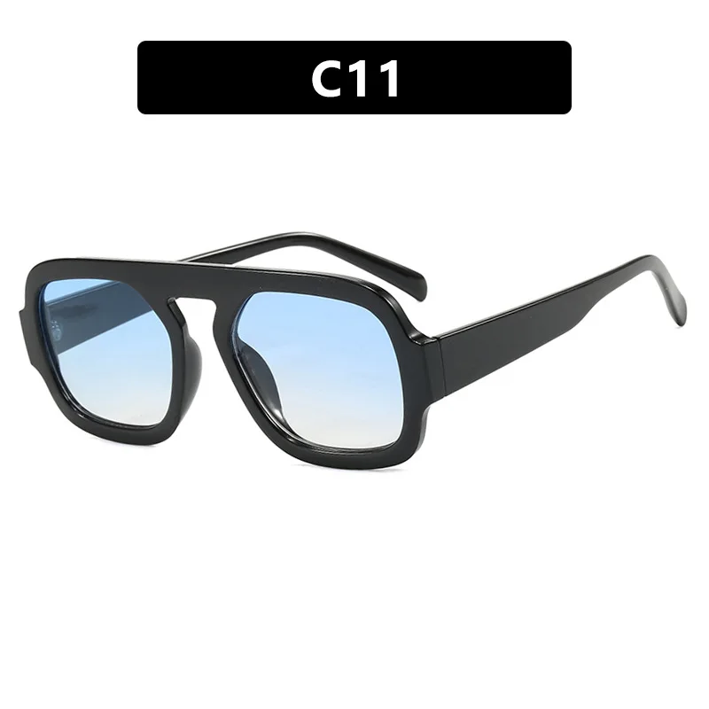 Vintage-Inspired Stylish Square Frame Sunglasses - Unisex UV Protection авиатор стиль