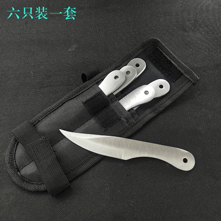 Accesorios de artes marciales Ninja, cuchillo de hoja pequeña, accesorios  de Ninjutsu, suministros personales para exteriores, cuchillos, accesorios  para disfraces, Cosplay, 6 unids/set - AliExpress