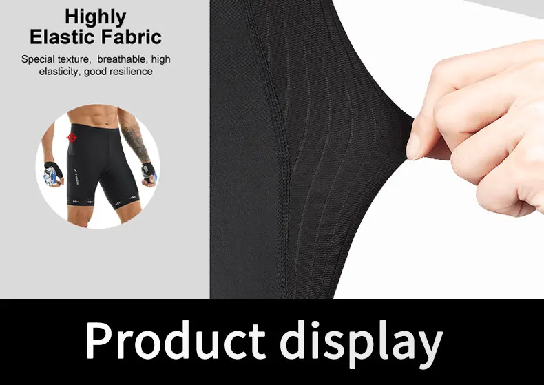 X-TIGER Radfahren Shorts Sommer Atmungsaktive Strumpfhosen 5D GEL Gepolsterte Stoßfest Bike Shorts mit Taschen MTB Fahrrad Reflektierende Shorts – Detail 11