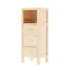 1:12 Dollhouse Miniature Storage Cabinet Chest Of Drawers Locker Vertical Model Furniture Home Decor Toy Doll House Accessories 3