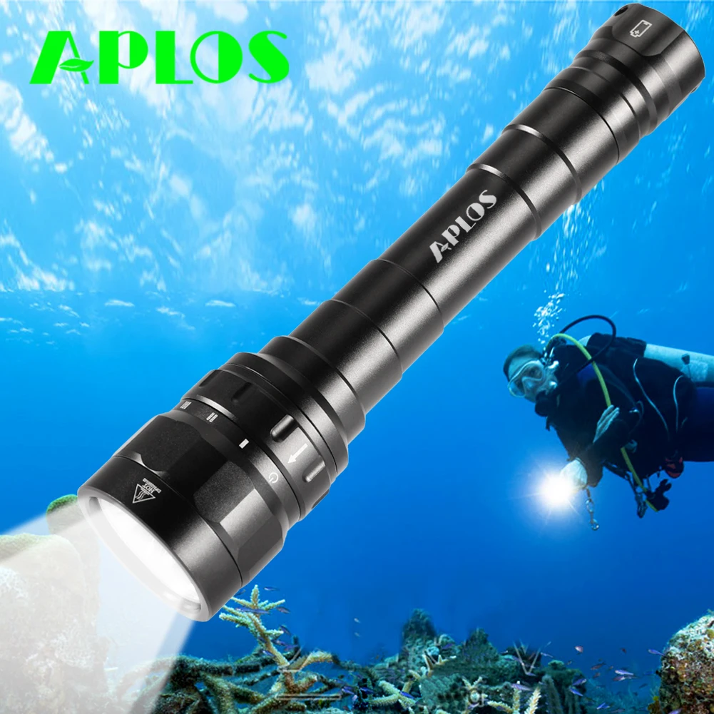 Aplos Ap30 3100lm Diving Flashlight Xpl Led Scuba Dive Light, Ipx8