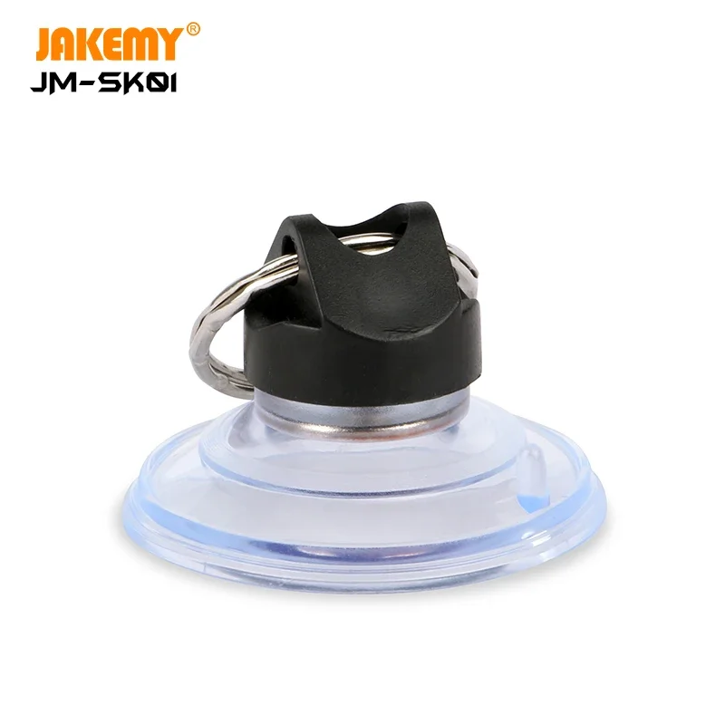 

JAKEMY JM-SK01 LCD Screen Powerful Transparent Suction Cup with Key Ring for Phone Pad Screen Disassemble