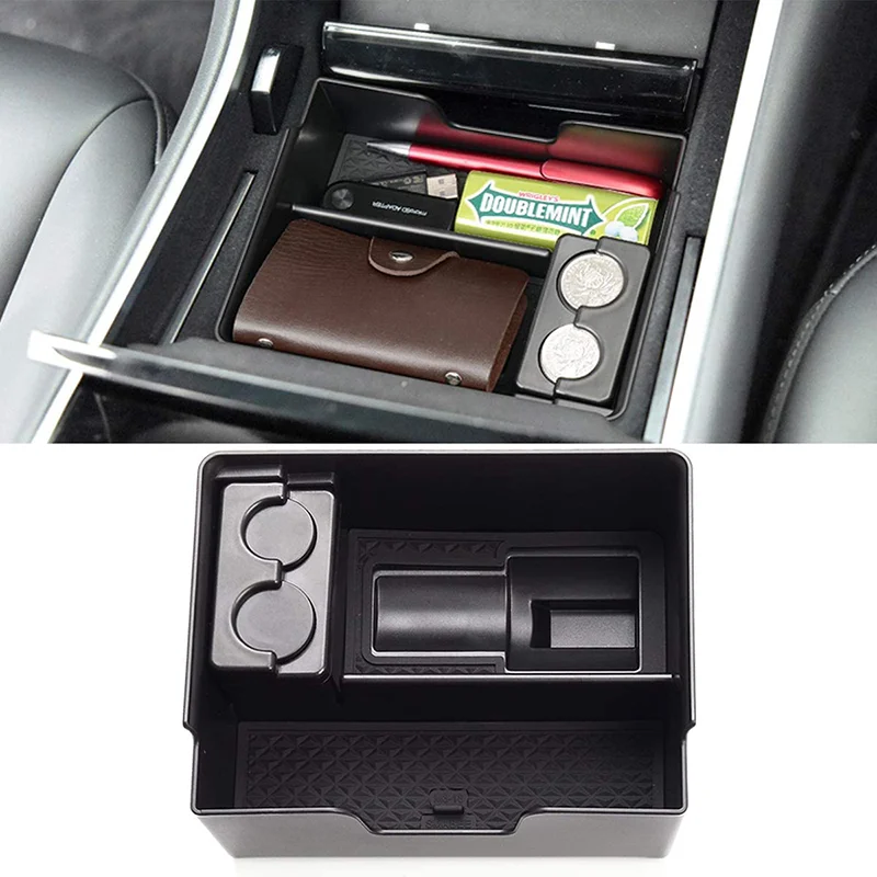 for Tesla Model 3 Highland 2024 Interior Storage Box Organizer Armrest Storage  Organizer Console Replacement Accessorie Int A5H8 - AliExpress