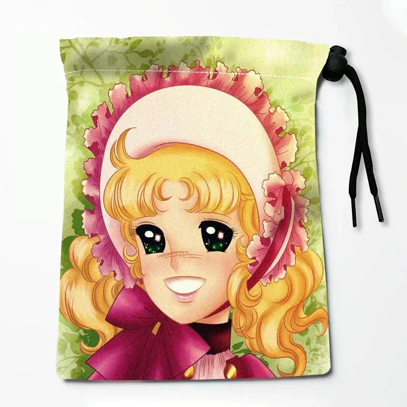 Candy Candy Drawstring Bags Festive Accessories 25X32CM Peach Skin Fabric Resuable Storage Clothes Bag Tarot Bag 6