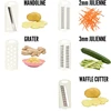 5in1 Vegetable Fruit Slicer Multifunctional Manual Vegetable Chopper Food Grater Cutter Potato Onion Veggie Dicer Kitchen Gadget 3