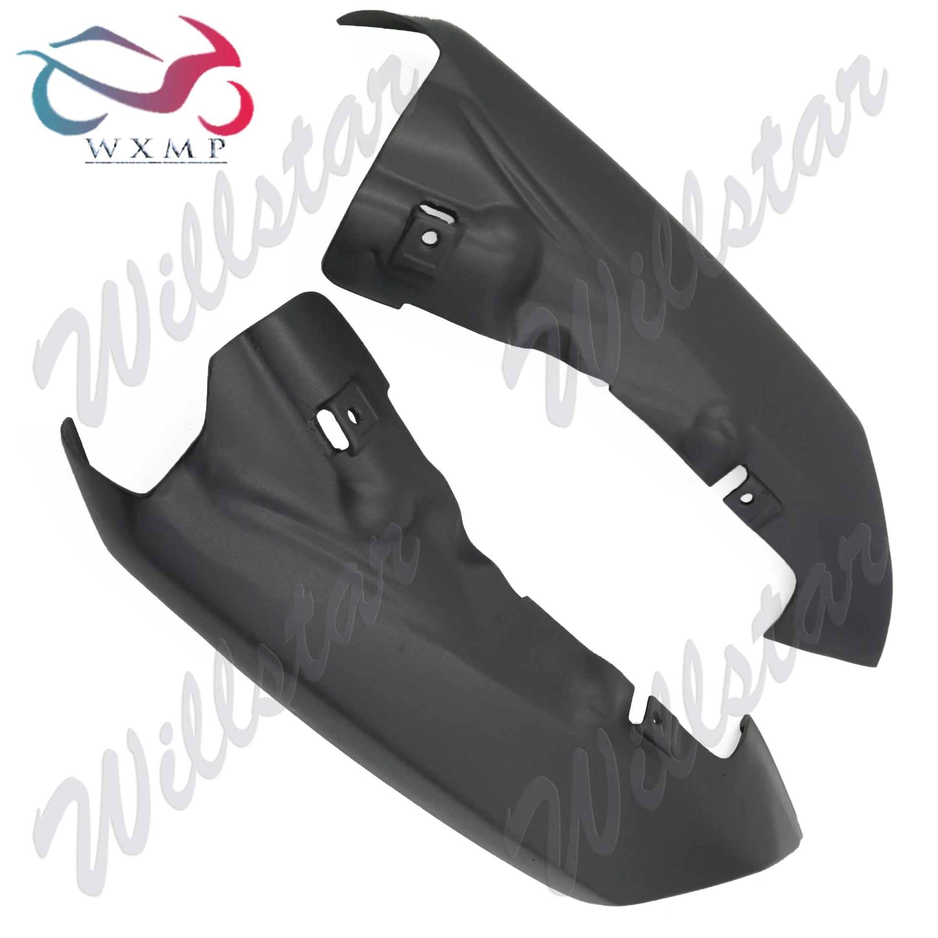 Unpainted ABS Exhaust Pipe Insulation Cover For KAWASAKI ZX6R ZX636 2007 2008