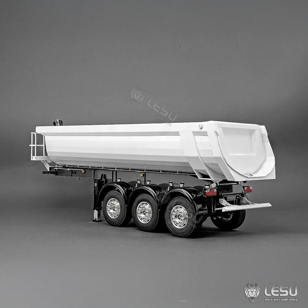 LESU Metal Hydraulic RC Dump Trailer 3Axles 1/14 for DIY TAMIYAYA RC Tractor Truck TOUCAN Remoted Car R620 770S FH16 Vehicle Toy S68655c6f7c12445a9f3472a9fed65c52G