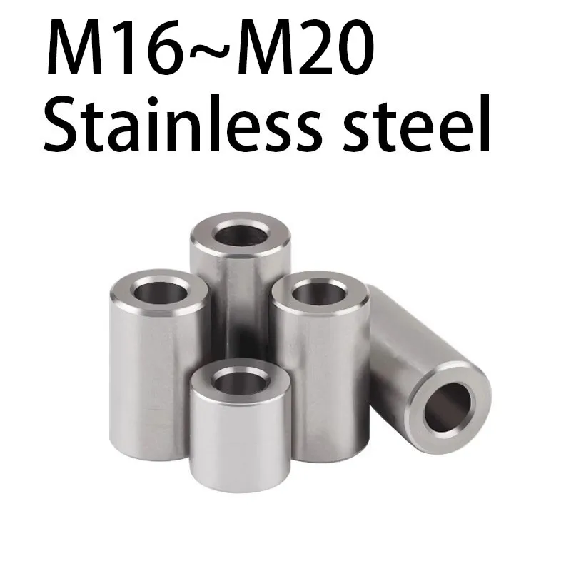M16-M20-Stainless-Steel-Bushing-Washer-Round-Hollow-Unthreaded-Standoff ...